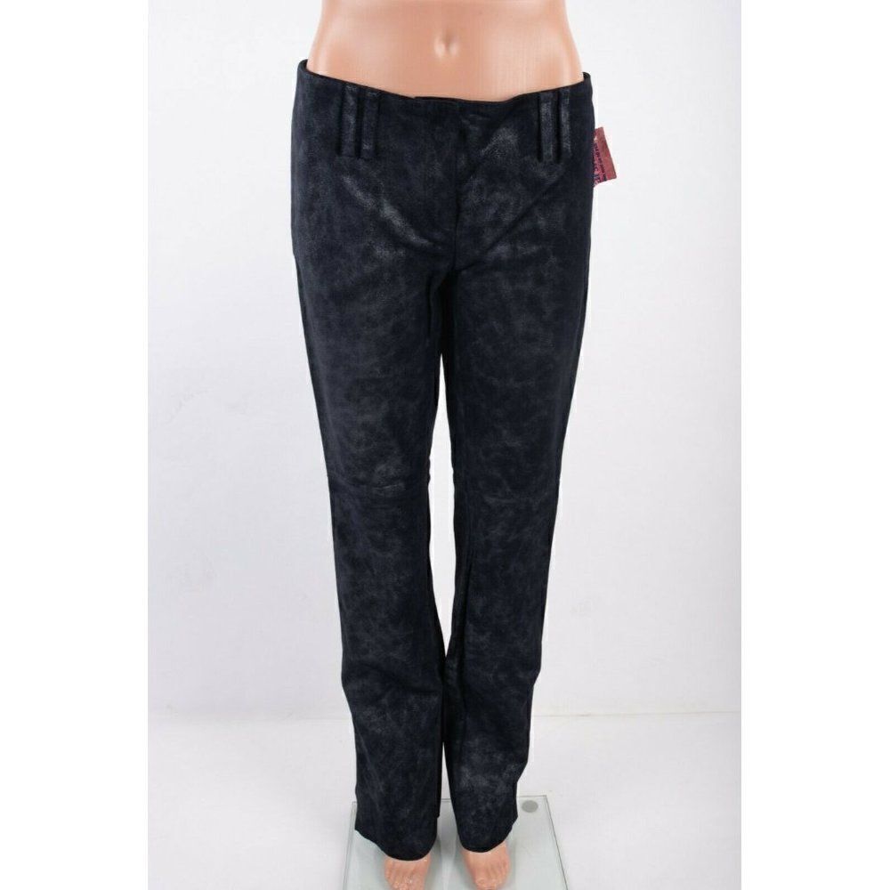 Laundry Shelli Segal Womens Leather Pants Sz 4